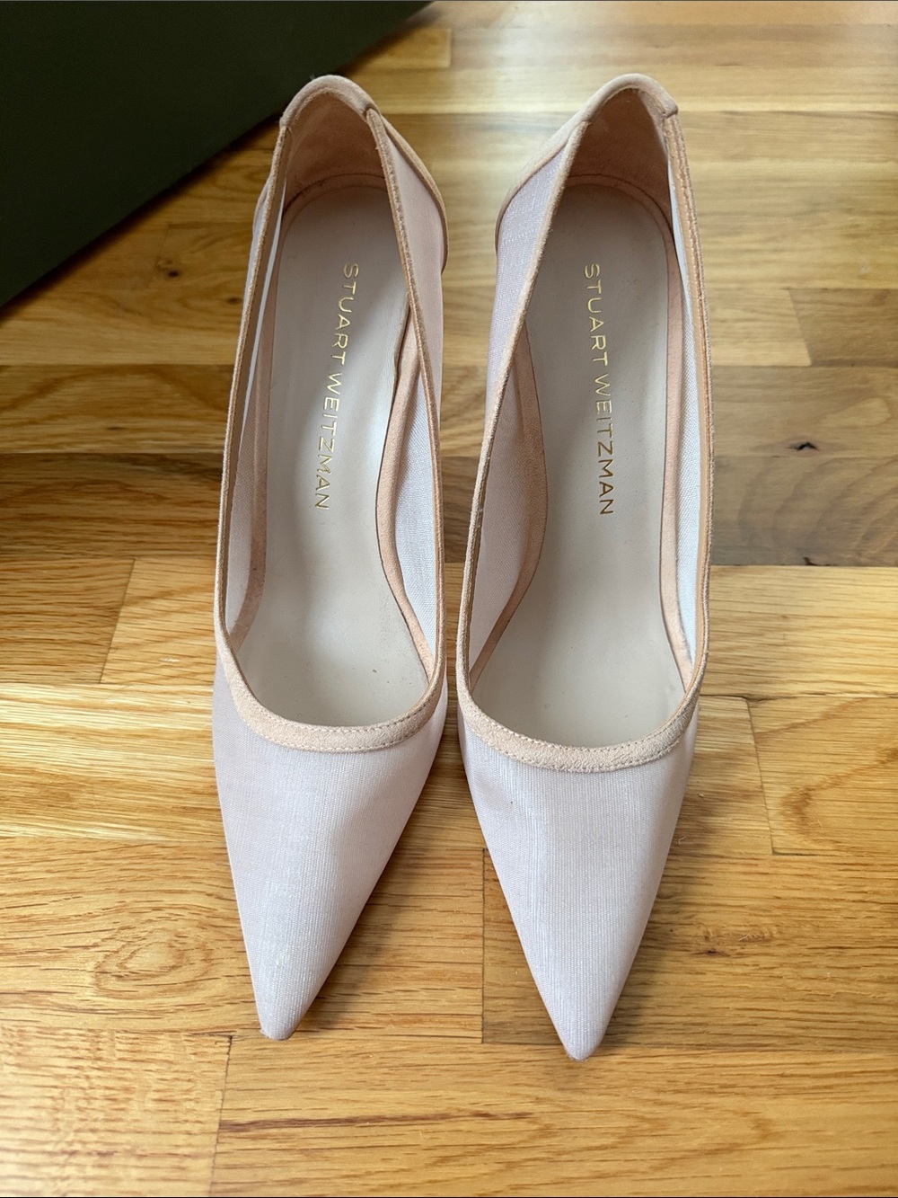 Stuart Weitzman Blush Pointed-Toe Pumps